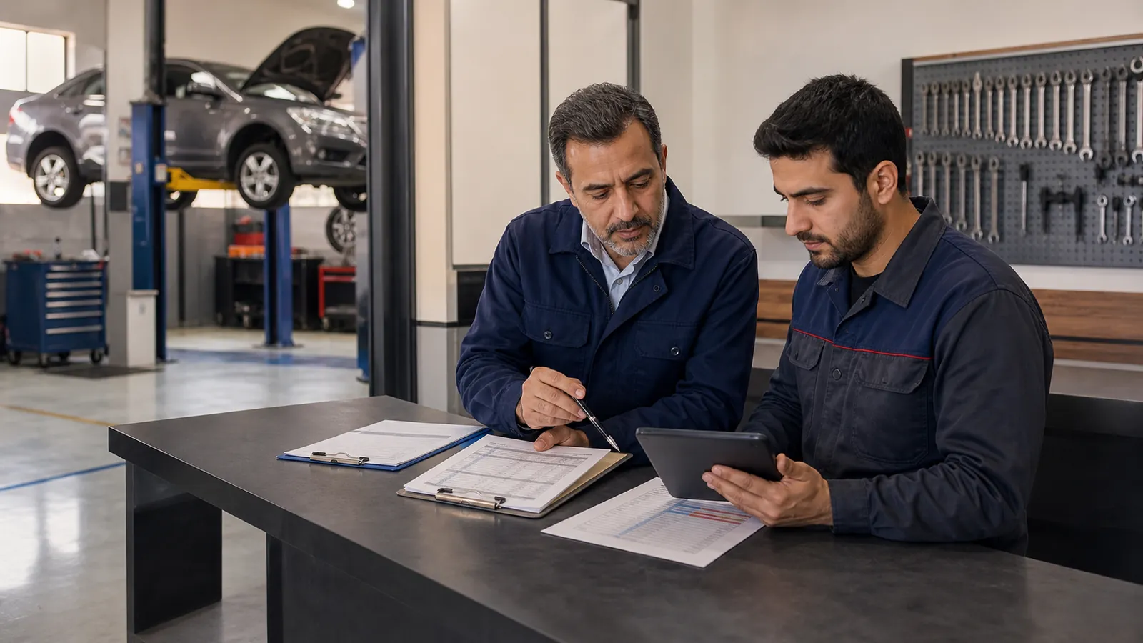حقوق و دستمزد مکانیک‌ها را چگونه محاسبه و ثبت کنیم؟