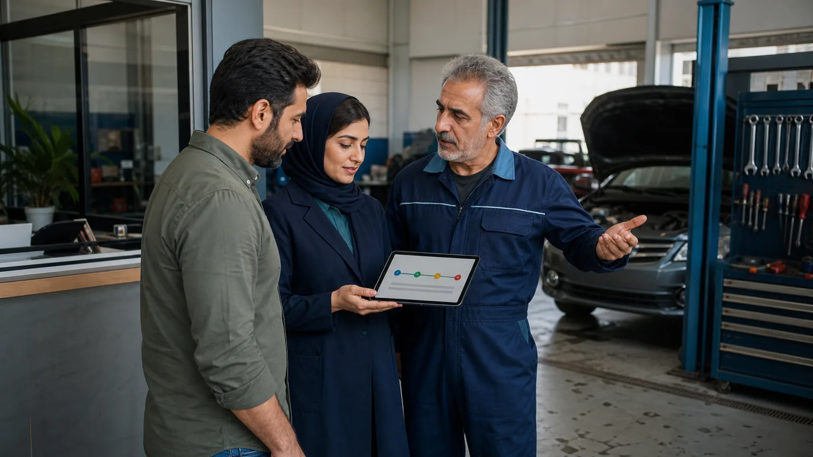 مدیریت ضمانت خدمات تعمیرگاه و پیگیری مراجعات مجدد